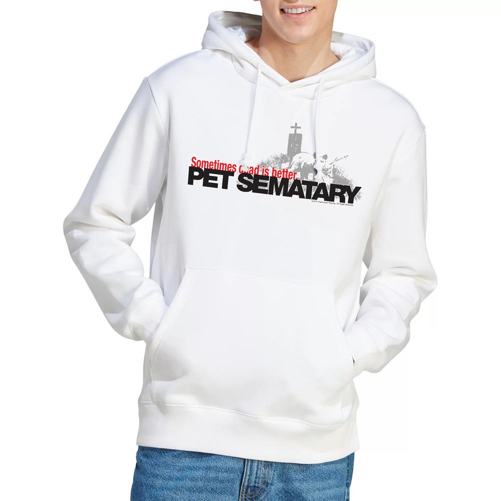 White - Lifestyle - Pet Sematary Mens Logo Hoodie