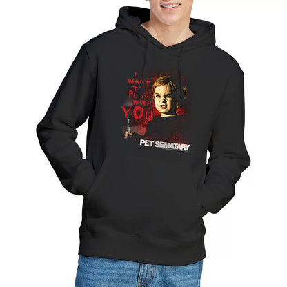 Black - Lifestyle - Pet Sematary Mens I Want To Play Hoodie