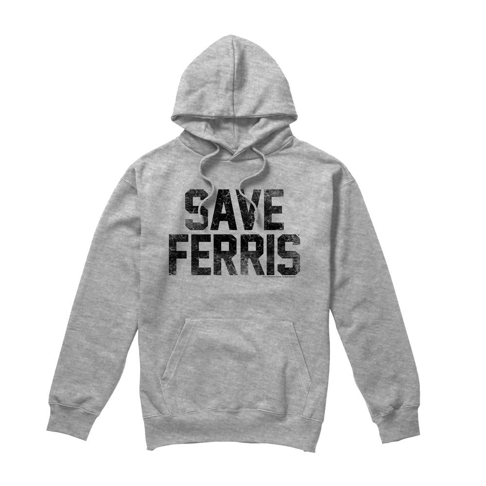 Sport Heather - Front - Ferris Bueller´s Day Off Mens Save Ferris Hoodie