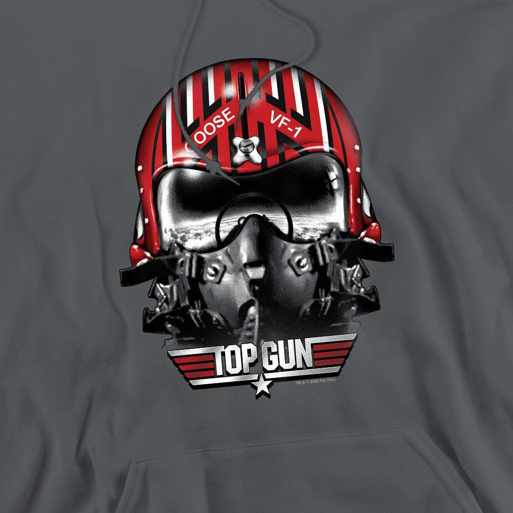 Charcoal - Pack Shot - Top Gun Mens Goose Helmet Hoodie