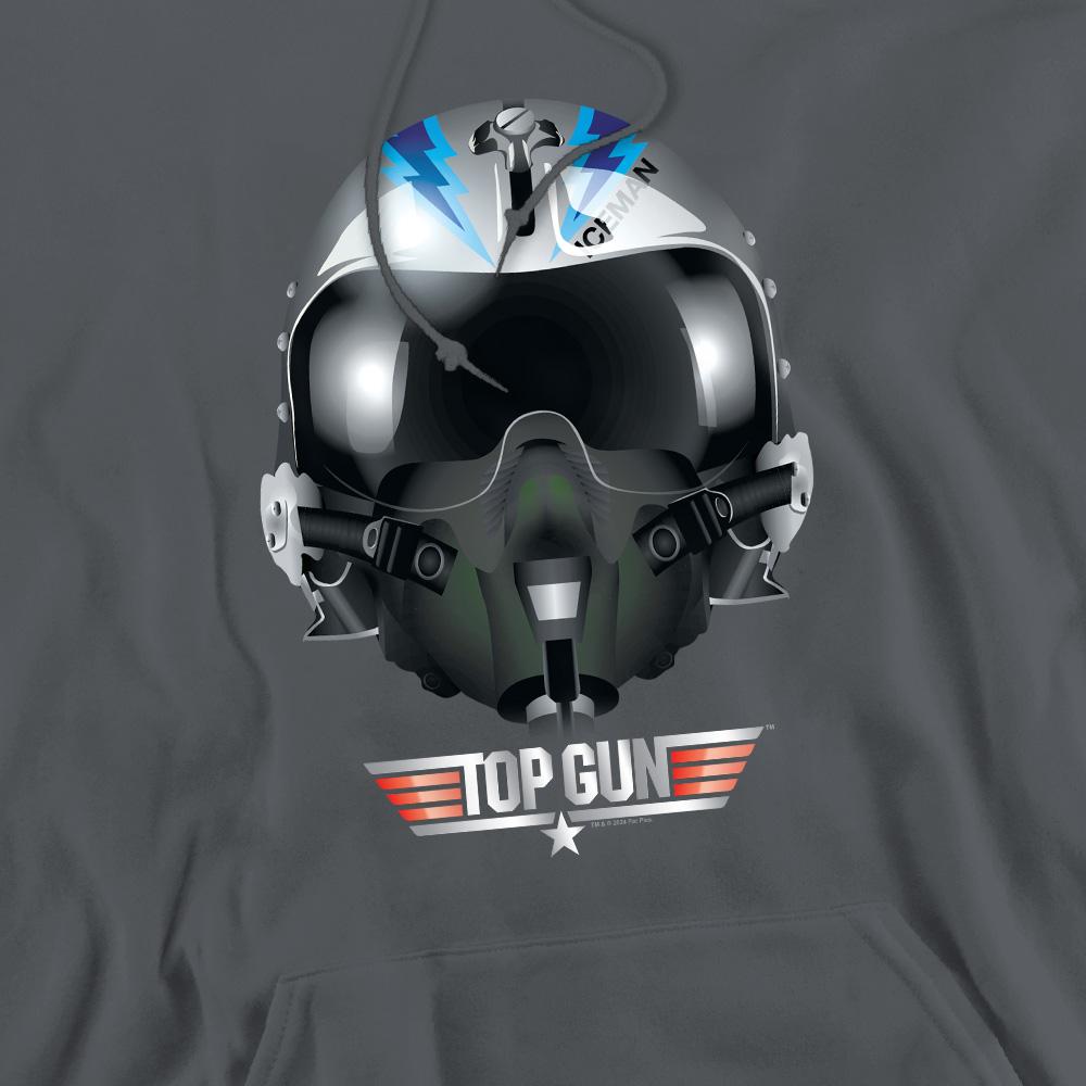 Charcoal - Pack Shot - Top Gun Mens Iceman Helmet Hoodie