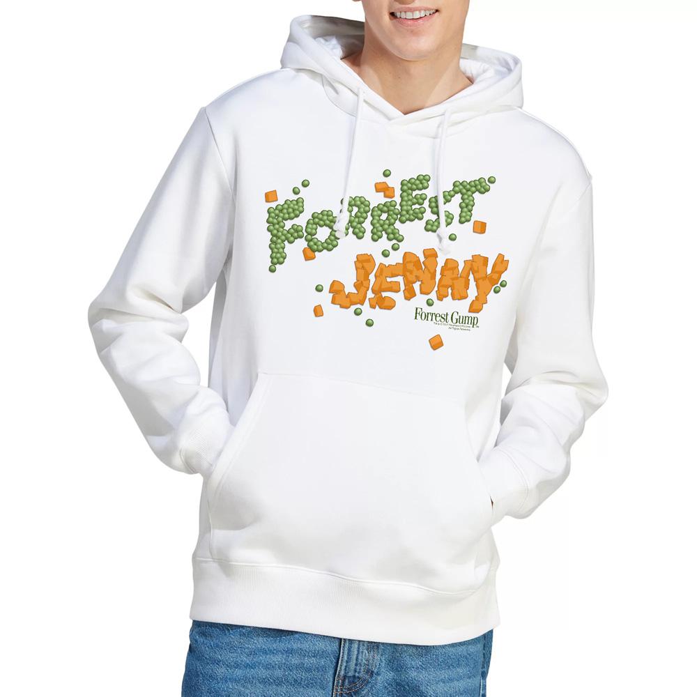 White - Lifestyle - Forrest Gump Mens Peas And Carrots Hoodie