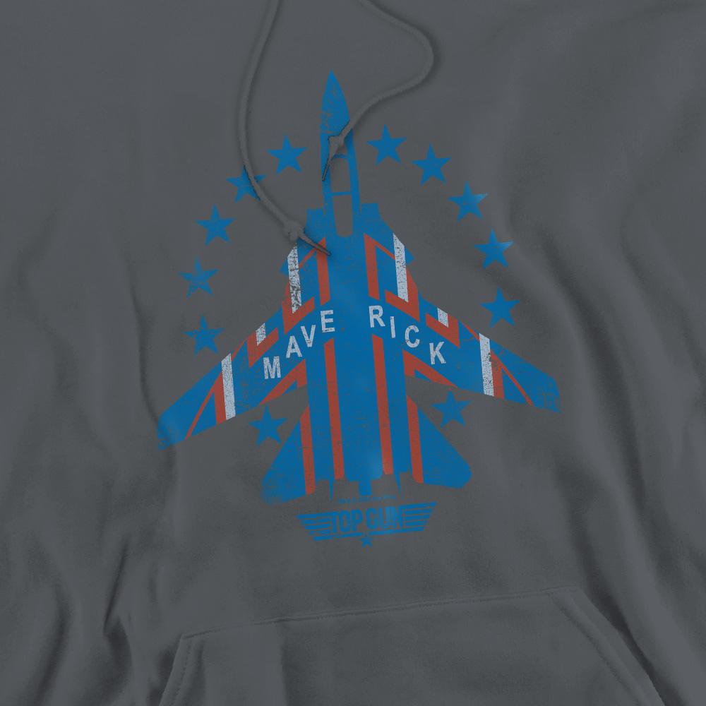 Charcoal - Pack Shot - Top Gun Mens Maverick Hoodie