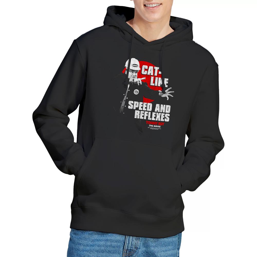 Black - Lifestyle - Tommy Boy Mens Cat Like Hoodie