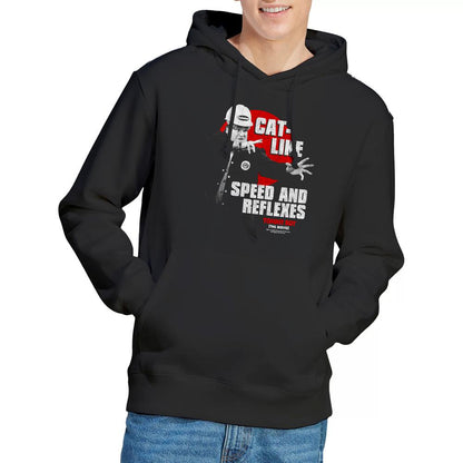 Black - Lifestyle - Tommy Boy Mens Cat Like Hoodie