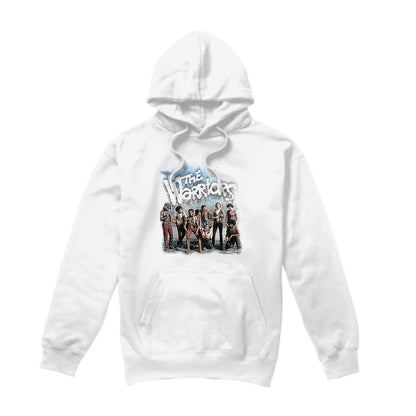 White - Front - The Warriors Mens Amusement Hoodie