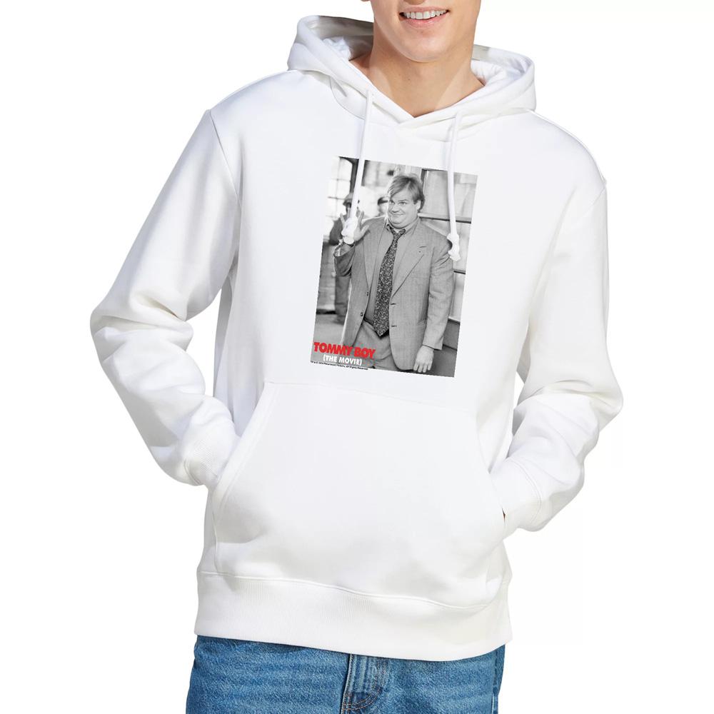 White - Lifestyle - Tommy Boy Mens Square Hoodie