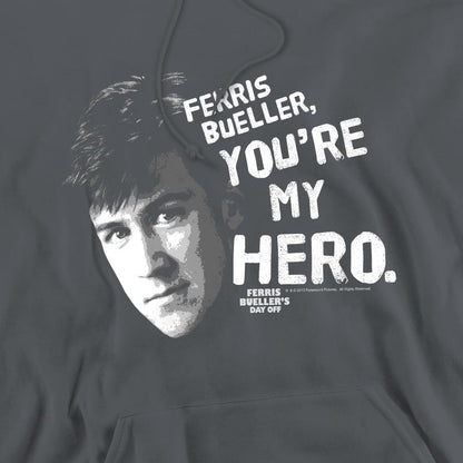 Charcoal - Pack Shot - Ferris Bueller´s Day Off Mens My Hero Hoodie