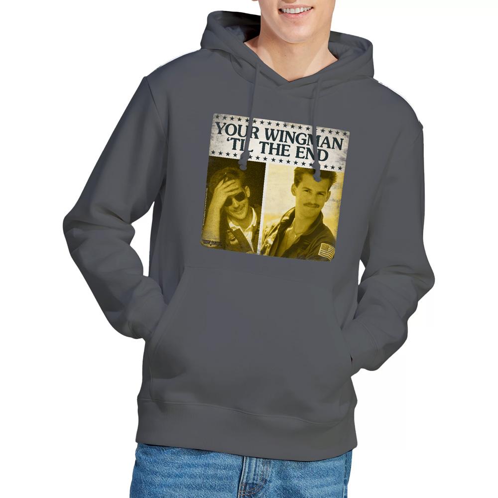 Charcoal - Lifestyle - Top Gun Mens Til The End Hoodie