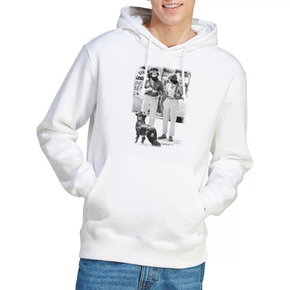 White - Lifestyle - Cheech & Chong Mens Up In Smoke Dog Hoodie