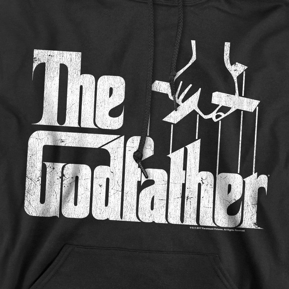 Black - Pack Shot - The Godfather Mens Logo Hoodie