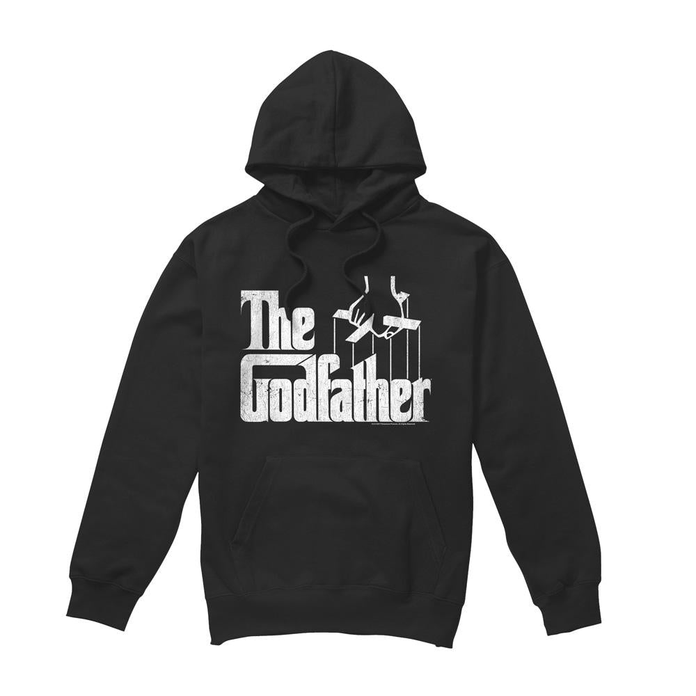 Black - Front - The Godfather Mens Logo Hoodie