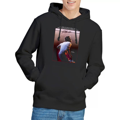Black - Lifestyle - Footloose Mens Poster Hoodie