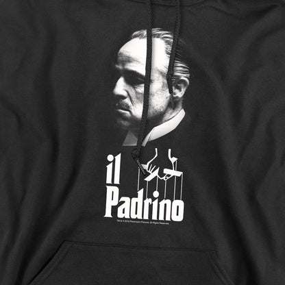 Black - Side - The Godfather Mens Il Padrino Hoodie