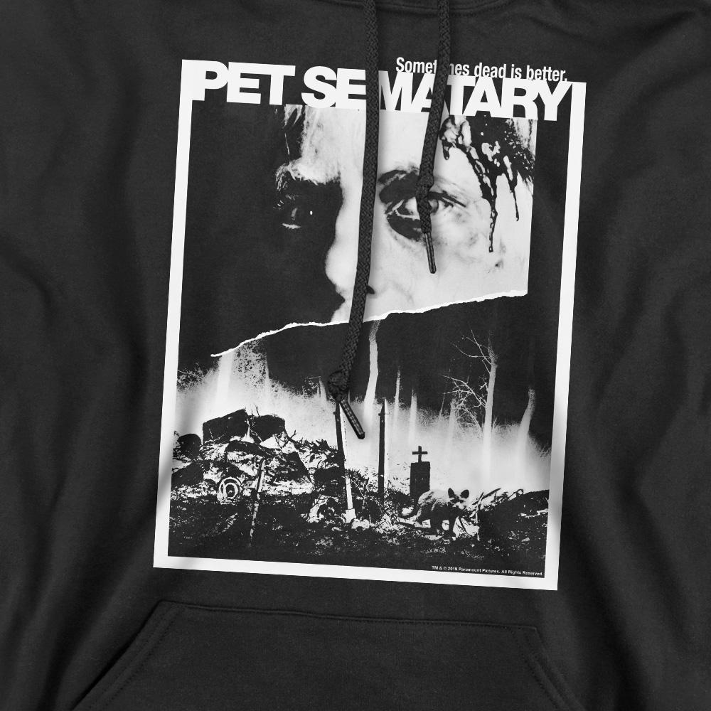 Black - Pack Shot - Pet Sematary Mens Poster Hoodie