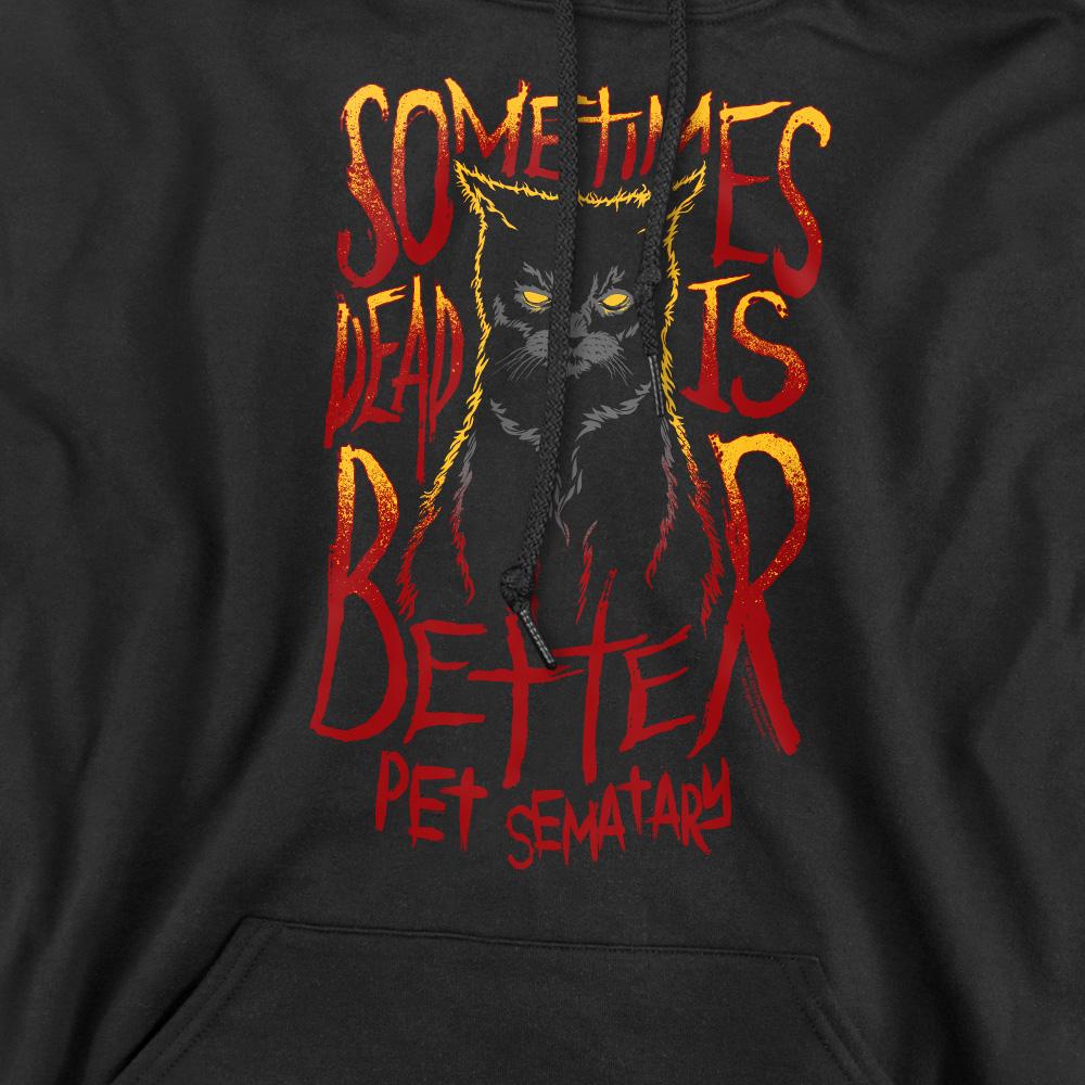 Black - Pack Shot - Pet Sematary Mens Dead Is Better Hoodie