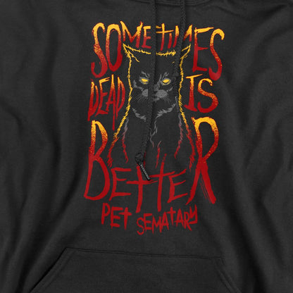 Black - Pack Shot - Pet Sematary Mens Dead Is Better Hoodie