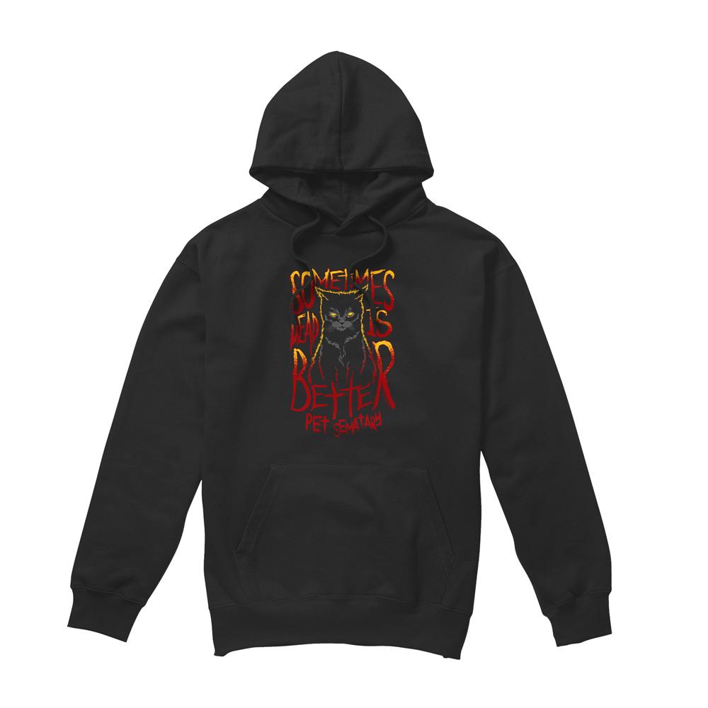 Black - Front - Pet Sematary Mens Dead Is Better Hoodie
