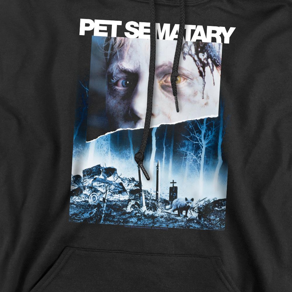 Black - Pack Shot - Pet Sematary Mens Poster Hoodie