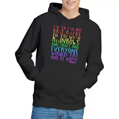 Black - Lifestyle - Mean Girls Mens Rainbows And Cake Hoodie