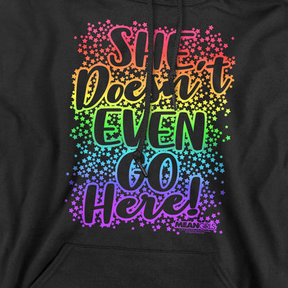 Black - Pack Shot - Mean Girls Mens Doesn´t Go Here Hoodie