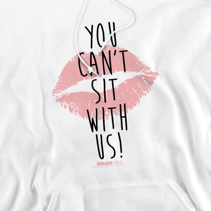 White - Pack Shot - Mean Girls Mens You Can´t Sit With Us Hoodie