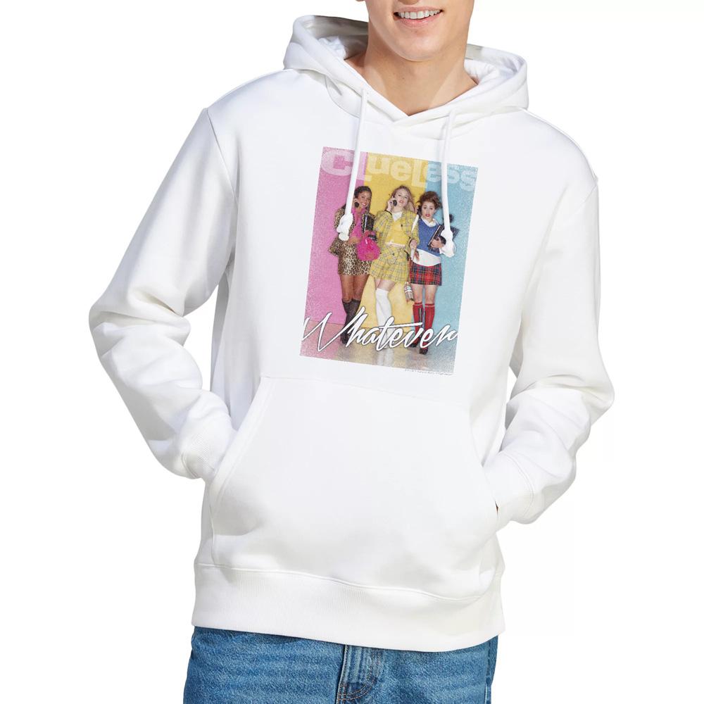 White - Lifestyle - Clueless Mens Whatever Hoodie