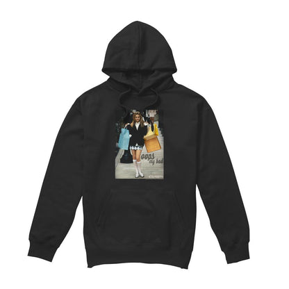 Black - Front - Clueless Mens Oops My Bad Hoodie