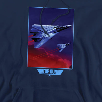 Navy - Pack Shot - Top Gun Mens Clouds Hoodie