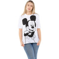 White-Black - Lifestyle - Disney Womens-Ladies Stance Mickey Mouse T-Shirt