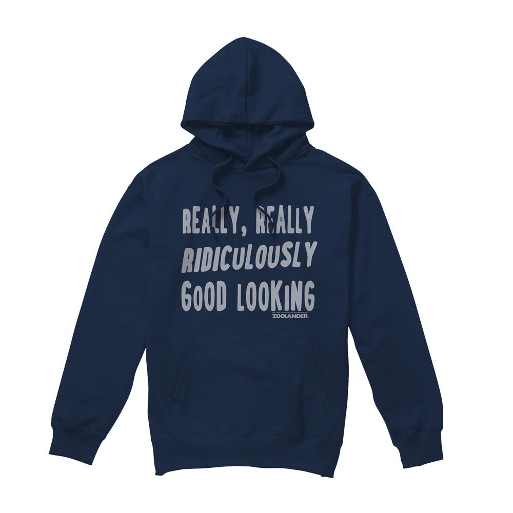 Navy - Front - Zoolander Mens Derek Zoolander Hoodie