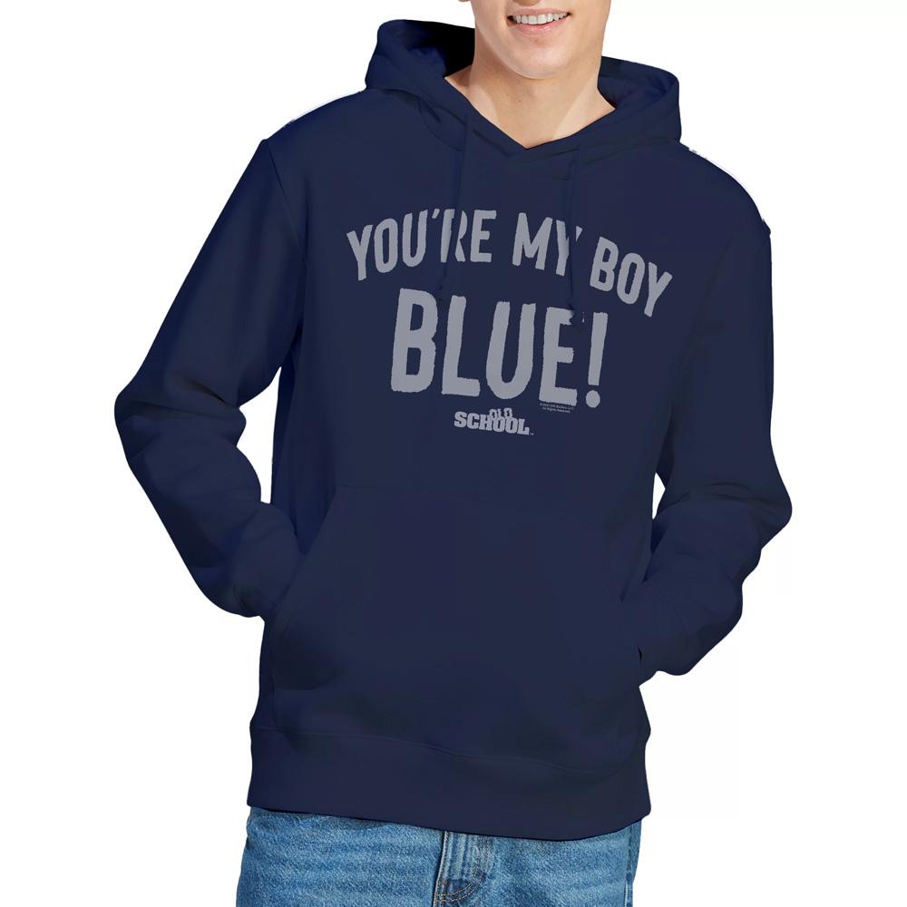 Navy - Lifestyle - Old School Mens My Boy Blue Hoodie