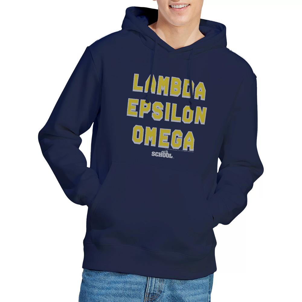 Navy - Lifestyle - Old School Mens Fraternity Hoodie