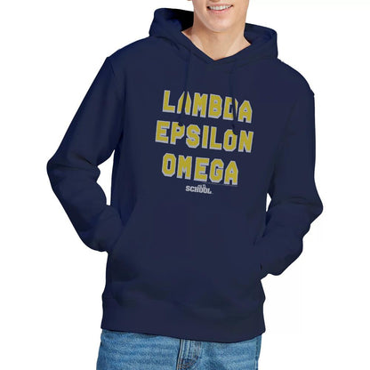 Navy - Lifestyle - Old School Mens Fraternity Hoodie