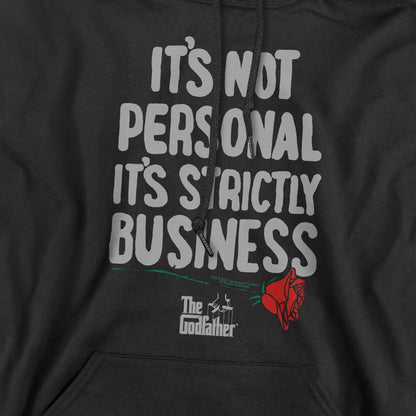 Black - Pack Shot - The Godfather Mens Strictly Business Hoodie