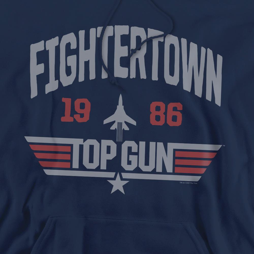 Navy - Side - Top Gun Mens Fightertown Hoodie