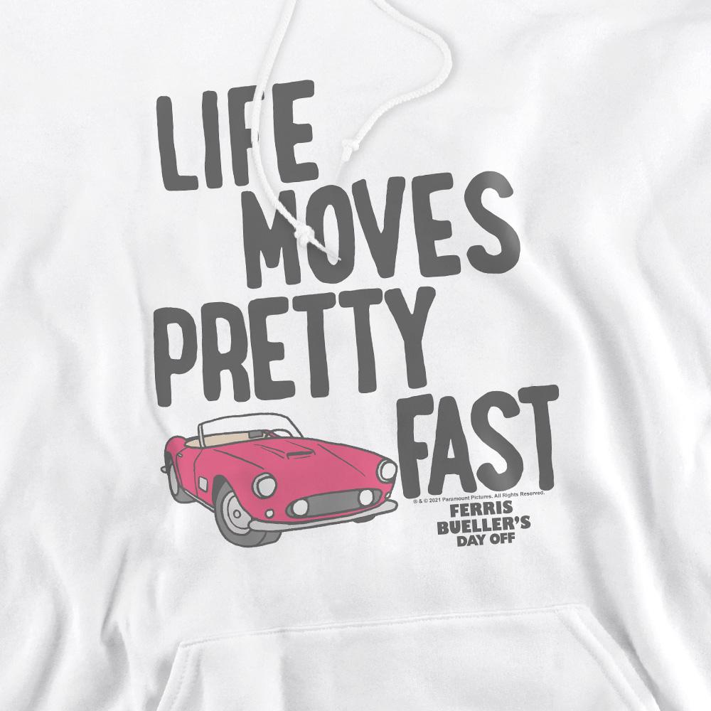 White - Pack Shot - Ferris Bueller´s Day Off Mens Slow Down Hoodie