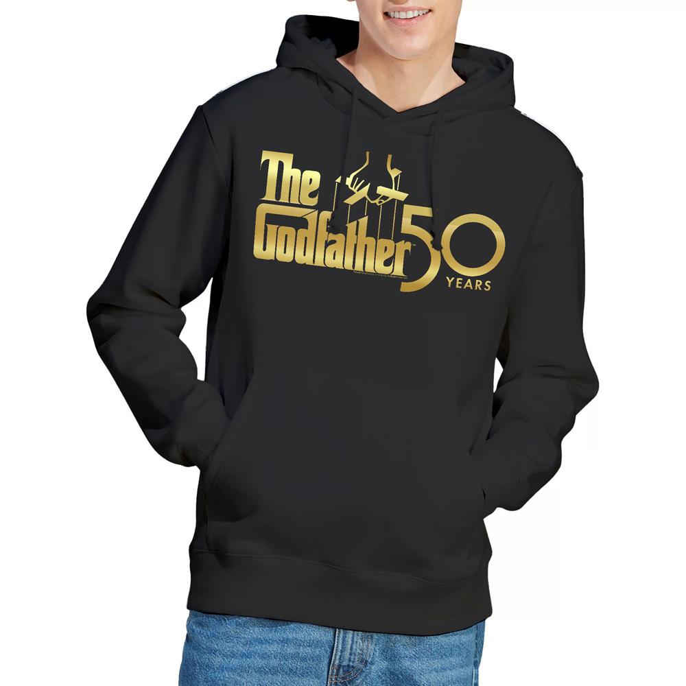 Black - Lifestyle - The Godfather Mens 50th Logo Hoodie