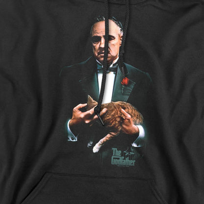 Black - Pack Shot - The Godfather Mens Painted Poster Hoodie