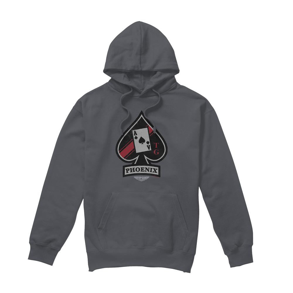 Charcoal - Front - Top Gun: Maverick Mens Phoenix Call Sign Hoodie