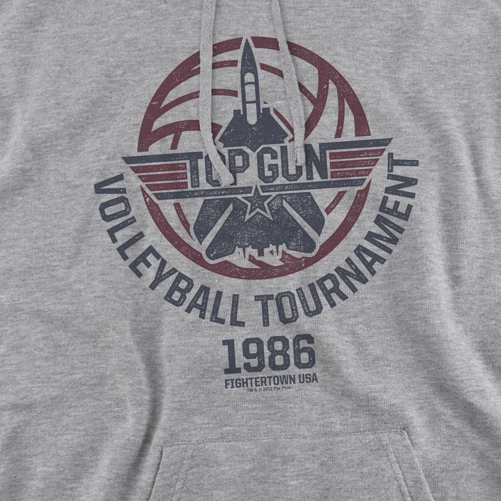 Sport Heather - Side - Top Gun Mens Volleyball Hoodie
