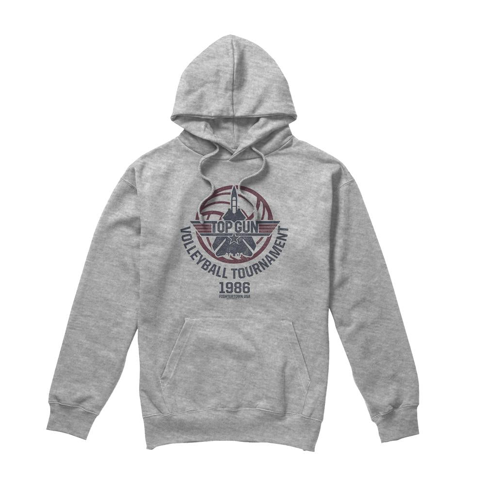 Sport Heather - Front - Top Gun Mens Volleyball Hoodie