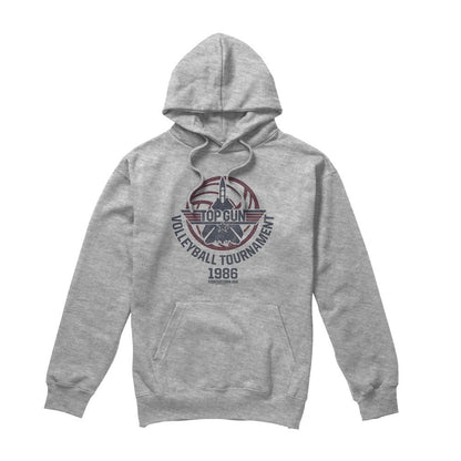 Sport Heather - Front - Top Gun Mens Volleyball Hoodie