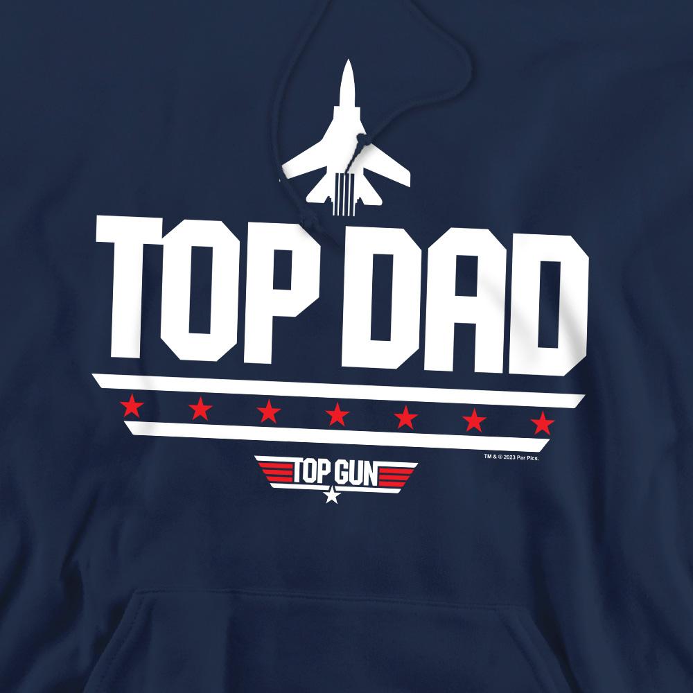 Navy - Side - Top Gun Mens Fathers Day Hoodie