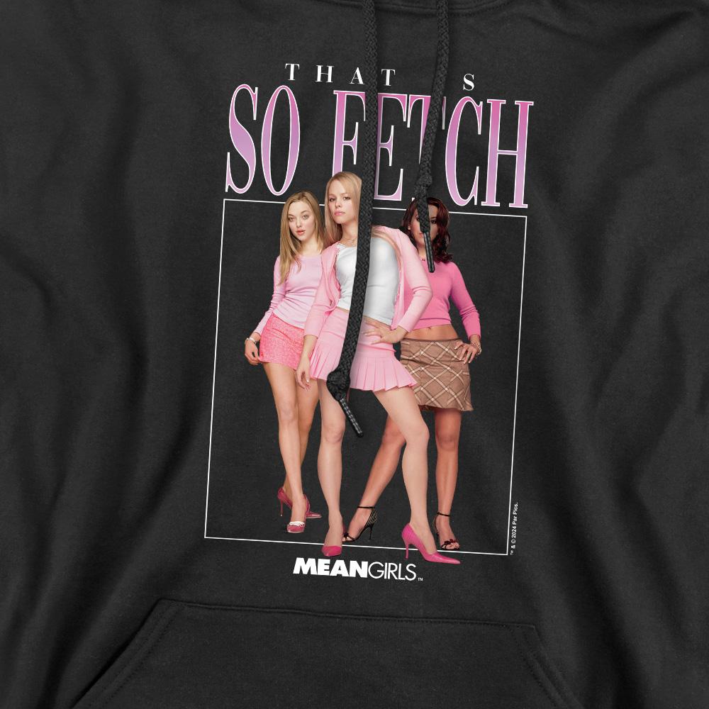 Black - Pack Shot - Mean Girls Mens So Fetch 90s Hoodie