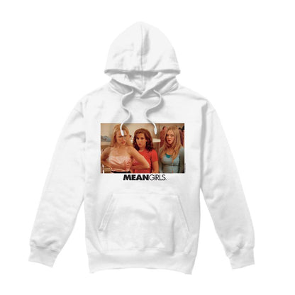 White - Front - Mean Girls Mens Film Still Hoodie