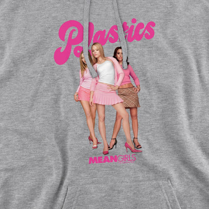 Sport Heather - Pack Shot - Mean Girls Mens The Plastics Simple Hoodie
