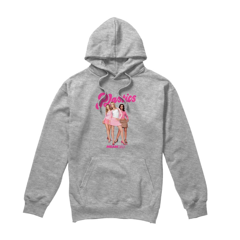 Sport Heather - Front - Mean Girls Mens The Plastics Simple Hoodie