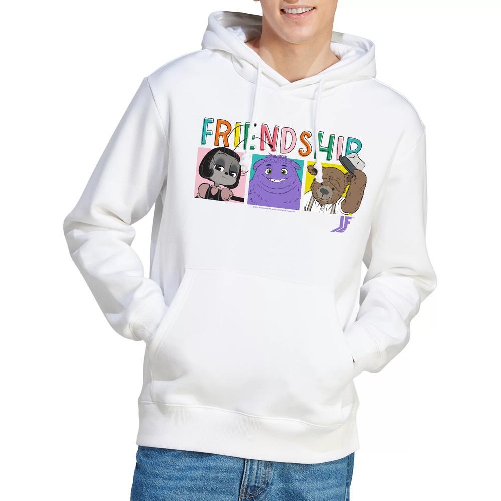 White - Lifestyle - IF Mens Imagine This Squares Hoodie