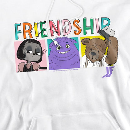 White - Pack Shot - IF Mens Imagine This Squares Hoodie